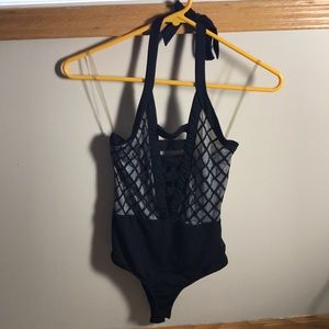 Body suit strapless top